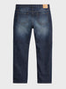 Men's Blue Relaxed Fit Solid Casual Jeans