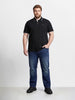 Men's Blue Relaxed Fit Solid Casual Jeans