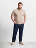 Men's Blue Relaxed Fit Solid Casual Jeans