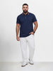 Men's White Relaxed Fit Solid Casual Jeans