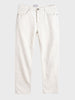 Men's White Relaxed Fit Solid Casual Jeans