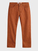 Men's Brown Relaxed Fit Solid Casual Jeans
