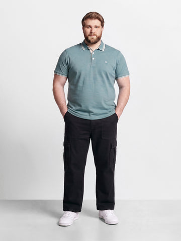 Men's Black Relaxed Fit Solid The Eternity Series Jeans
