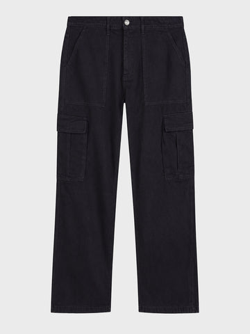 Men's Black Relaxed Fit Solid The Eternity Series Jeans