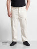 Men's White Relaxed Fit Solid The Eternity Series Jeans