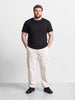 Men's White Relaxed Fit Solid The Eternity Series Jeans