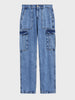 Men's Blue Relaxed Fit Solid The Eternity Series Jeans
