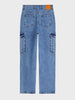 Men's Blue Relaxed Fit Solid The Eternity Series Jeans