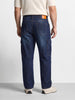 Men's Blue Relaxed Fit Solid The Eternity Series Jeans