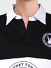 Men's Black Boxy Fit Loony Tune character Polo T-Shirt