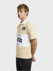 Men's Beige Boxy Fit Loony Tune character Polo T-Shirt