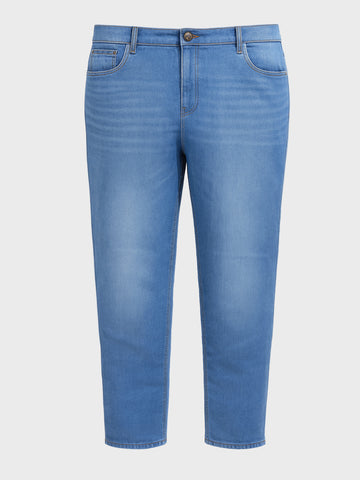 Men's Blue Slim Fit Solid Casual Jeans