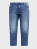 Men's Blue Slim Fit Solid Casual Jeans