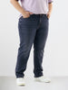 Men's Blue Slim Fit Solid Casual Jeans