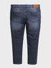 Men's Blue Slim Fit Solid Casual Jeans