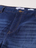 Men's Blue Slim Fit Solid Casual Jeans