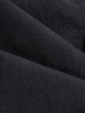 Men's Black Slim Fit Solid Casual Jeans