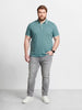 Men's Grey Slim Fit Solid Casual Jeans