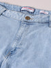 Men's Blue Slim Fit Solid Casual Jeans