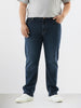 Men's Blue Slim Fit Solid Casual Jeans