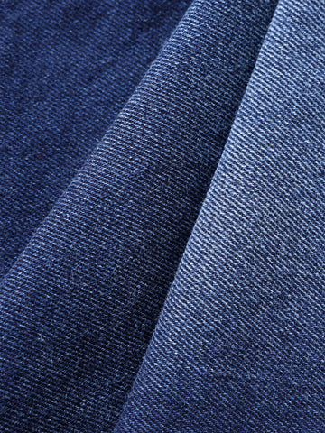 Men's Blue Slim Fit Solid Casual Jeans