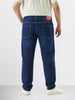 Men's Blue Slim Fit Solid Casual Jeans