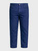 Men's Blue Slim Fit Solid Casual Jeans