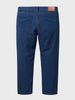 Men's Blue Slim Fit Solid Casual Jeans