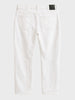 Men's White Slim Fit Solid Casual Jeans