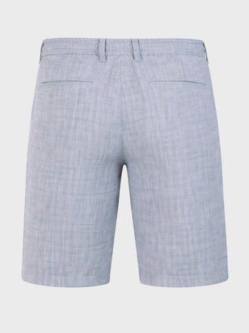 Men's Grey Regular Fit Solid Casual Shorts