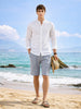 Men's Grey Regular Fit Solid Casual Shorts