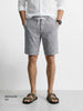 Men's Black Regular Fit Solid Casual Shorts