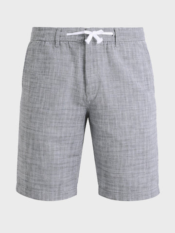 Men's Black Regular Fit Solid Casual Shorts