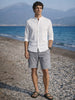 Men's Black Regular Fit Solid Casual Shorts