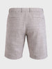 Men's Brown Regular Fit Solid Casual Shorts