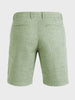 Men's Green Regular Fit Solid Casual Shorts
