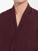 Men's Burgundy Relaxed Fit Textured Party Wear Shirt