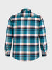 Men's Blue Regular Fit Casual Checkered Shirt