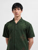 Men's Green Relaxed Fit Printed Resort Shirt