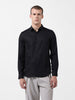Men's Black Slim Fit Textured Party Wear Shirt