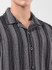 Men's Black Relaxed Fit Checked Resort Wear Shirt