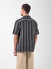 Men's Black Relaxed Fit Checked Resort Wear Shirt