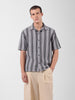 Men's Grey Relaxed Fit Checked Resort Wear Shirt