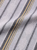 Men's Grey Relaxed Fit Striped Resort Wear Shirt
