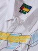 Men's White Boxy Fit Kidult Street Shirt