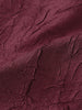 Men's Burgundy Slim Fit Textured Party Wear Shirt