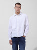 Men's White Relaxed Fit Solid Utility Shirt