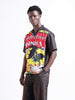 Men's Black Relaxed Fit Character Batman Printed Shirt