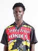 Men's Black Relaxed Fit Character Batman Printed Shirt