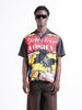 Men's Black Relaxed Fit Character Batman Printed Shirt